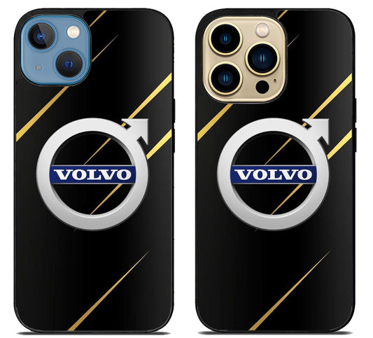 Volvo Black Metallic iPhone 14 | 14 Plus | 14 Pro | 14 Pro Max Case