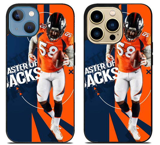 Von Miller Broncos iPhone 14 | 14 Plus | 14 Pro | 14 Pro Max Case