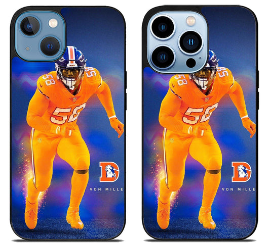 Von Miller Denver Broncos iPhone 13 | 13 Mini | 13 Pro | 13 Pro Max Case
