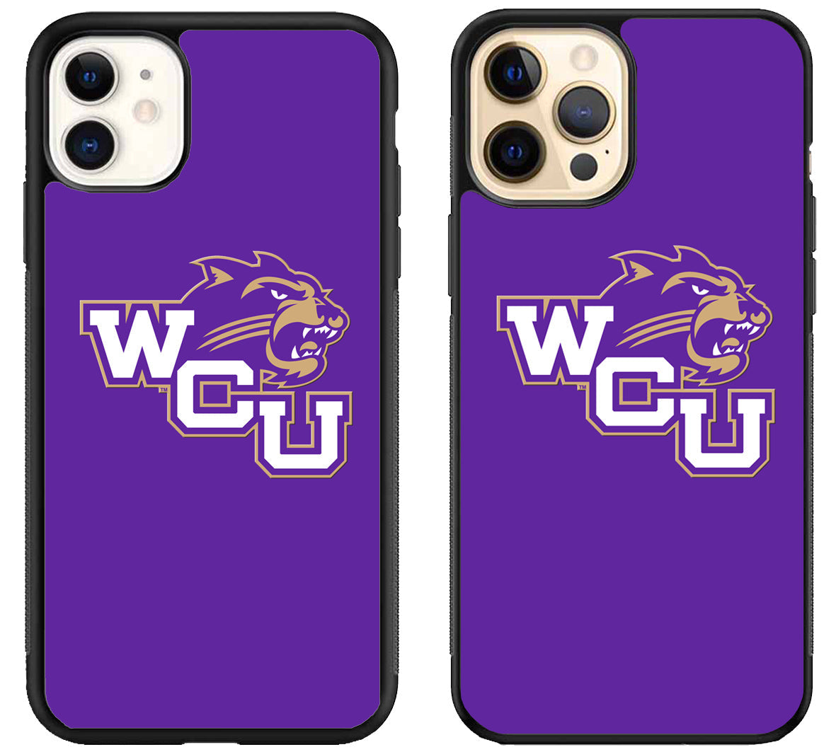 WCU Western Carolina Catamounts Logo iPhone 12 | 12 Mini | 12 Pro | 12 Pro Max Case
