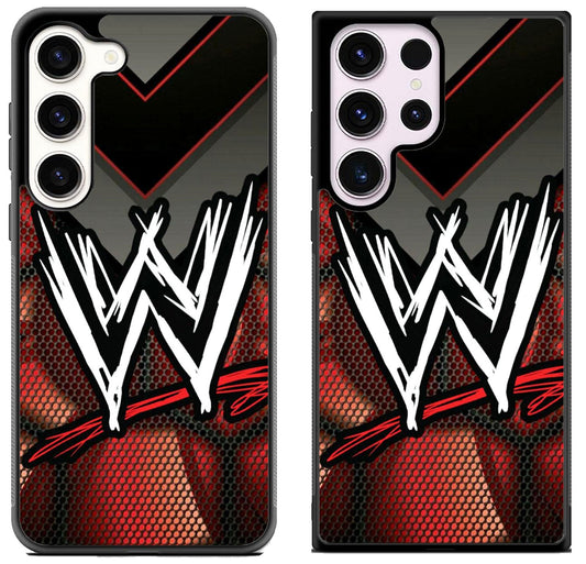WWE Logo Wallpaper Samsung Galaxy S23 | S23+ | S23 Ultra Case