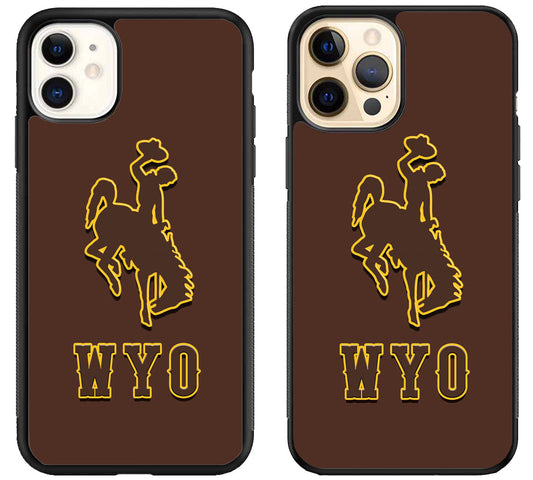 WYO Wyoming Cowboys iPhone 12 | 12 Mini | 12 Pro | 12 Pro Max Case