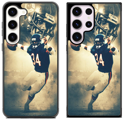 Walter Payton Chicago Bears Background Samsung Galaxy S23 | S23+ | S23 Ultra Case
