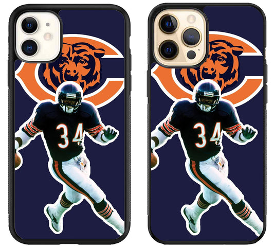 Walter Payton Chicago Bears iPhone 12 | 12 Mini | 12 Pro | 12 Pro Max Case