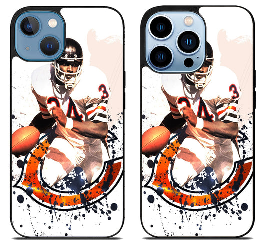 Walter Payton NFL Chicago Bears Wallpaper iPhone 13 | 13 Mini | 13 Pro | 13 Pro Max Case