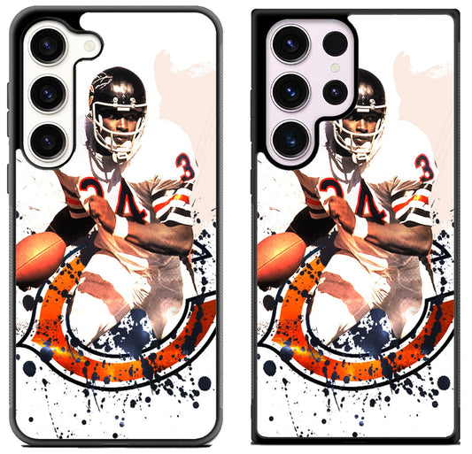 Walter Payton NFL Chicago Bears Wallpaper Samsung Galaxy S23 | S23+ | S23 Ultra Case