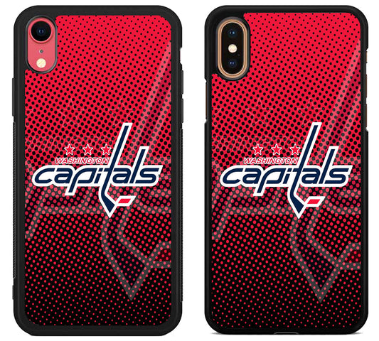 Washington Capitals Background iPhone X | Xs | Xr | Xs Max Case