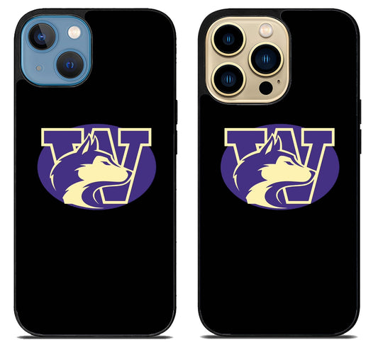 Washington Huskies Logo iPhone 14 | 14 Plus | 14 Pro | 14 Pro Max Case