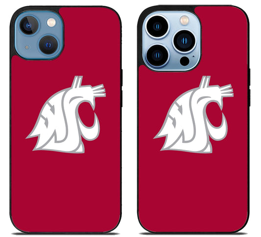 Washington State Cougars Logo iPhone 13 | 13 Mini | 13 Pro | 13 Pro Max Case