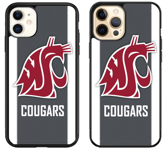 Washington State Cougars iPhone 12 | 12 Mini | 12 Pro | 12 Pro Max Case