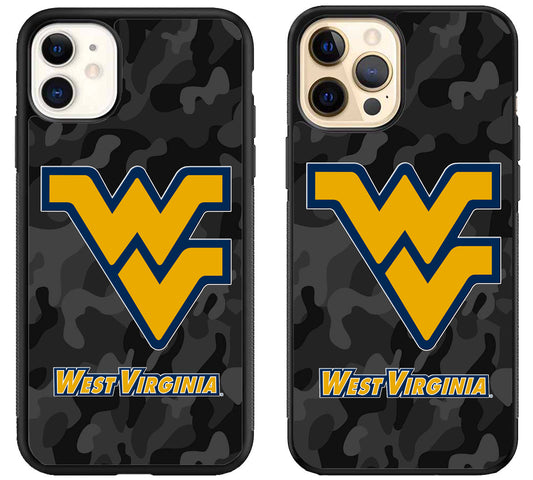 West Virginia Mountaineers Camo iPhone 12 | 12 Mini | 12 Pro | 12 Pro Max Case