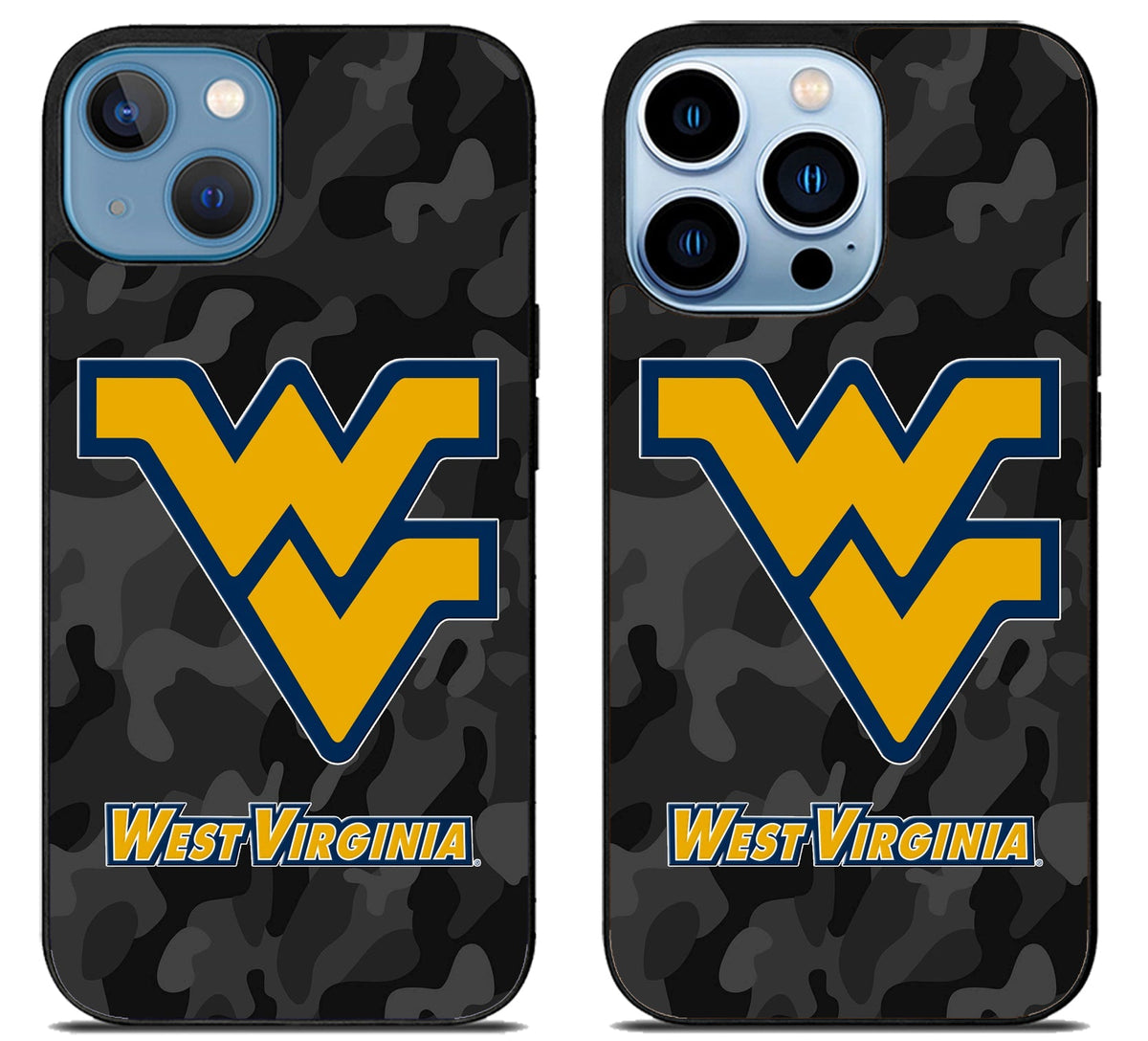 West Virginia Mountaineers Camo iPhone 13 | 13 Mini | 13 Pro | 13 Pro Max Case