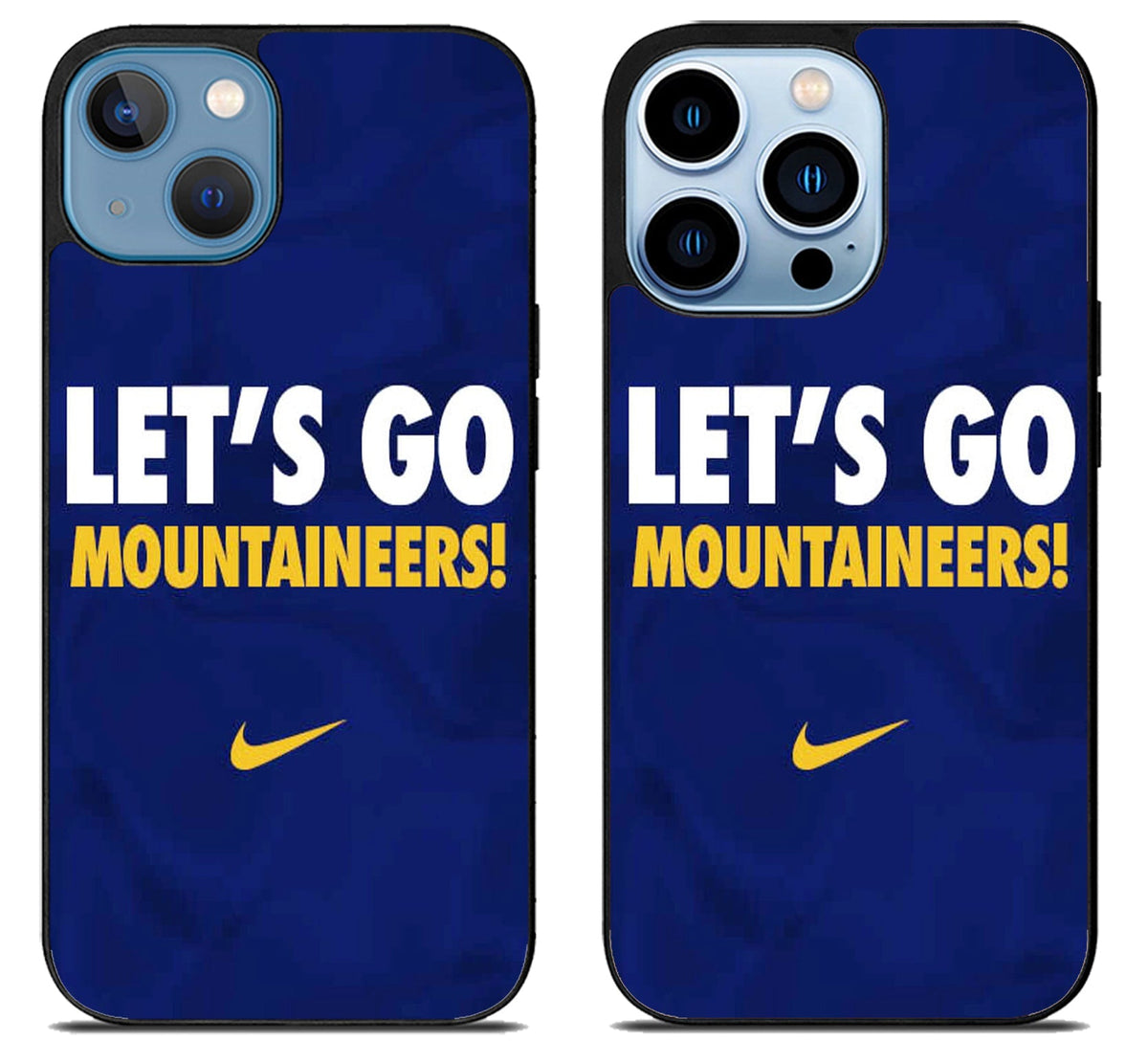 West Virginia Mountaineers Lets Go iPhone 13 | 13 Mini | 13 Pro | 13 Pro Max Case