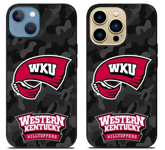Western Kentucky Hilltoppers Camo iPhone 14 | 14 Plus | 14 Pro | 14 Pro Max Case