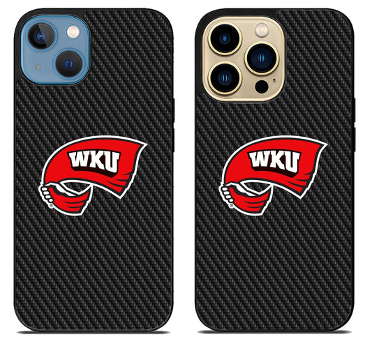 Western Kentucky Hilltoppers Carbon iPhone 14 | 14 Plus | 14 Pro | 14 Pro Max Case