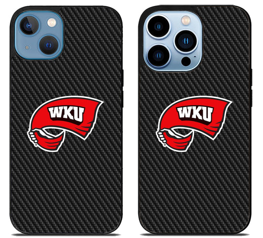 Western Kentucky Hilltoppers Carbon iPhone 13 | 13 Mini | 13 Pro | 13 Pro Max Case