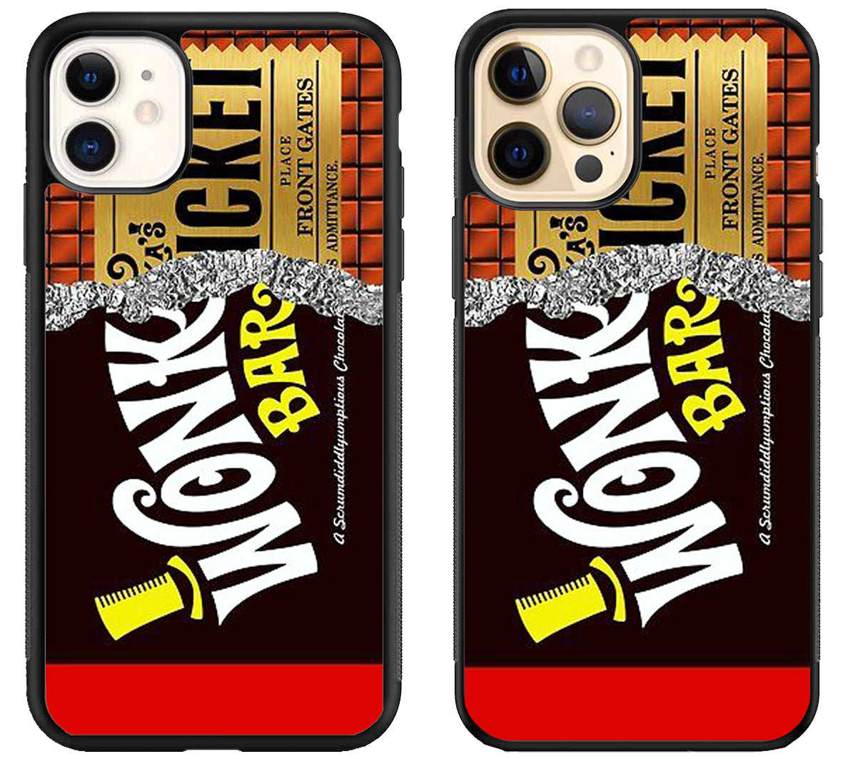 Willy Wonka Bar Ticket iPhone 12 | 12 Mini | 12 Pro | 12 Pro Max Case
