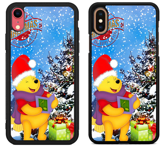 Winnie The Pooh Christmas iPhone X | Xs | Xr | Xs Max Case