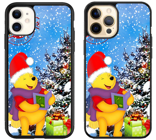 Winnie The Pooh Christmas iPhone 12 | 12 Mini | 12 Pro | 12 Pro Max Case