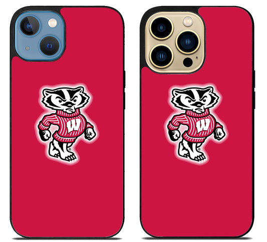 Wisconsin Badgers Logo iPhone 14 | 14 Plus | 14 Pro | 14 Pro Max Case