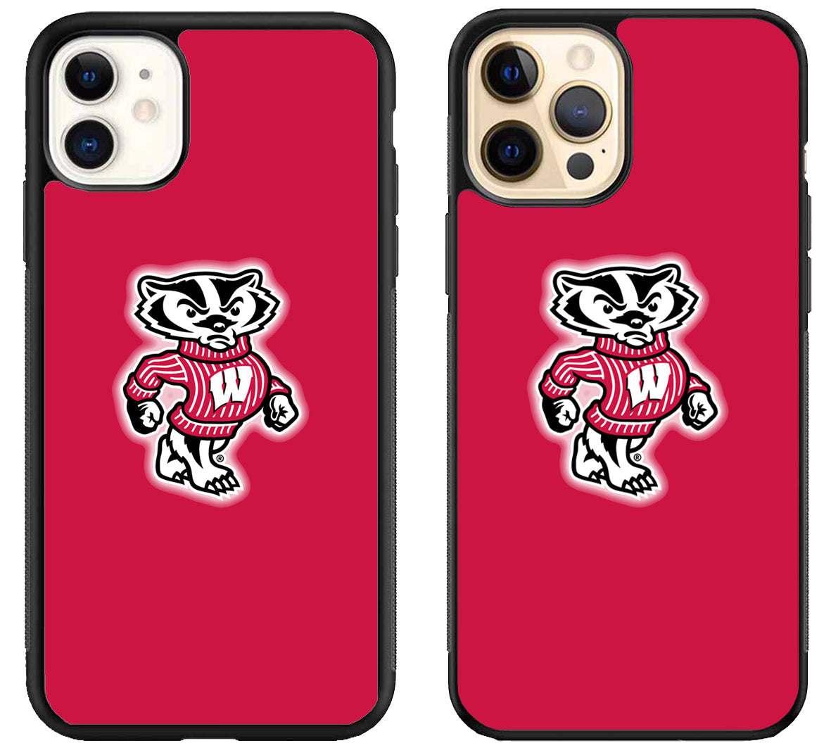 Wisconsin Badgers Logo iPhone 12 | 12 Mini | 12 Pro | 12 Pro Max Case