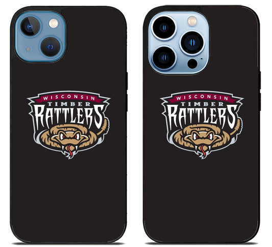 Wisconsin Timber Rattlers Cover iPhone 13 | 13 Mini | 13 Pro | 13 Pro Max Case