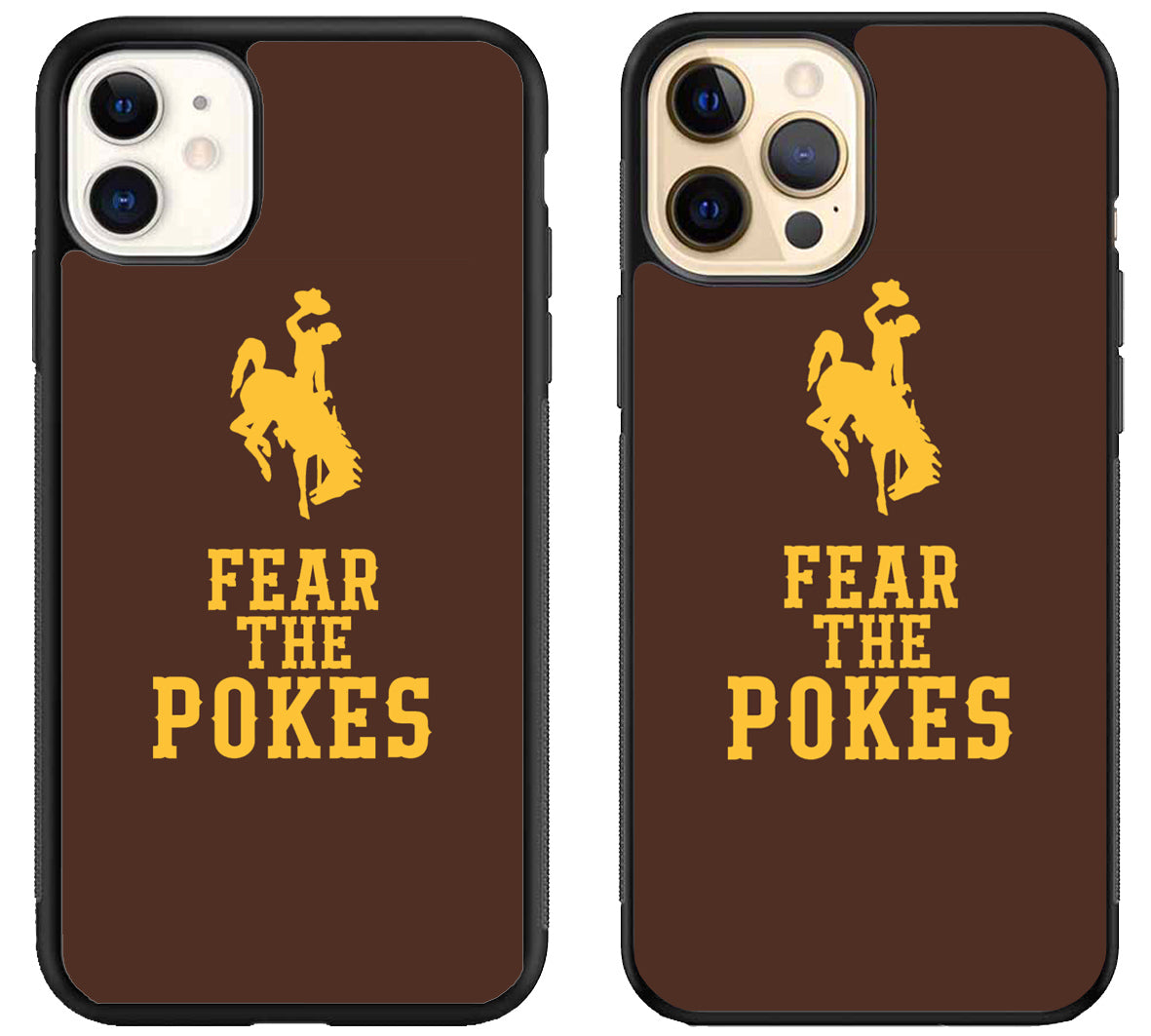 Wyoming Cowboys Fear The Pokes iPhone 12 | 12 Mini | 12 Pro | 12 Pro Max Case