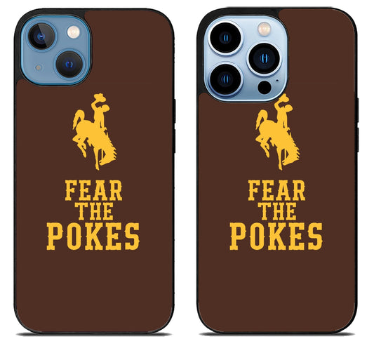 Wyoming Cowboys Fear The Pokes iPhone 13 | 13 Mini | 13 Pro | 13 Pro Max Case