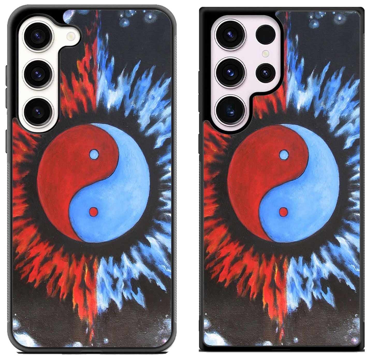 Yin Yang Sun And Moon Painted Samsung Galaxy S23 | S23+ | S23 Ultra Case