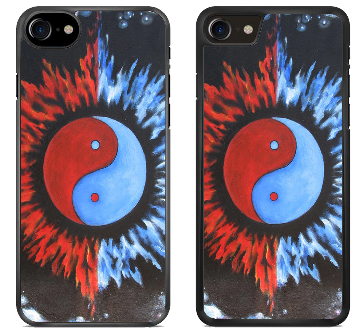 Yin Yang Sun And Moon Painted iPhone SE 2020 | iPhone SE 2022 Case