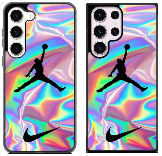 Air Jordan Jumpman Holographic Samsung Galaxy S23 I S23+ I S23 Ultra Case