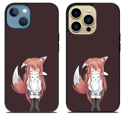 Anime fox girl iPhone 14 | 14 Plus | 14 Pro | 14 Pro Max Case