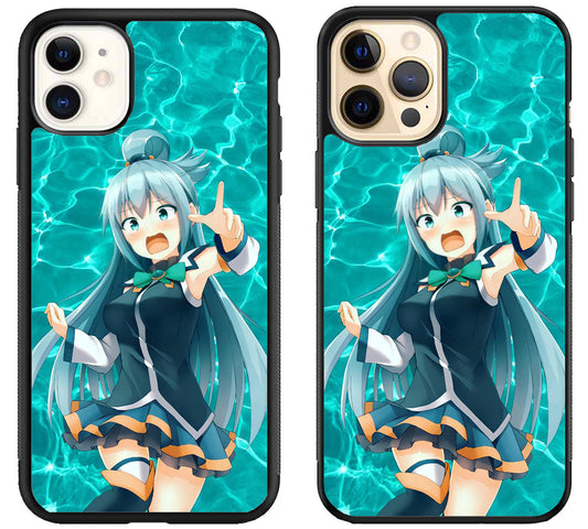 Aqua Konosuba iPhone 12 | 12 Mini | 12 Pro | 12 Pro Max