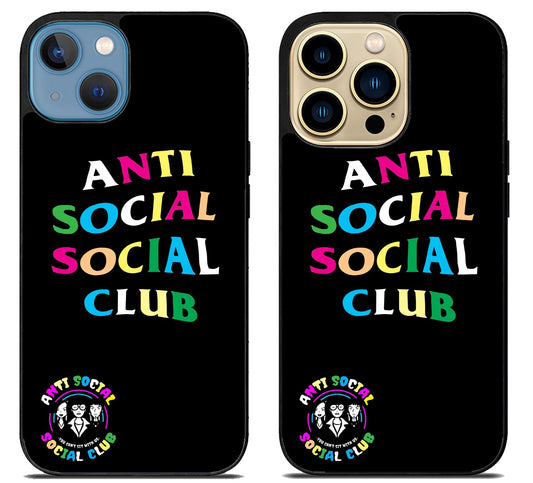 ASSC Anti Social Club Logo iPhone 14 | 14 Plus | 14 Pro | 14 Pro Max Case