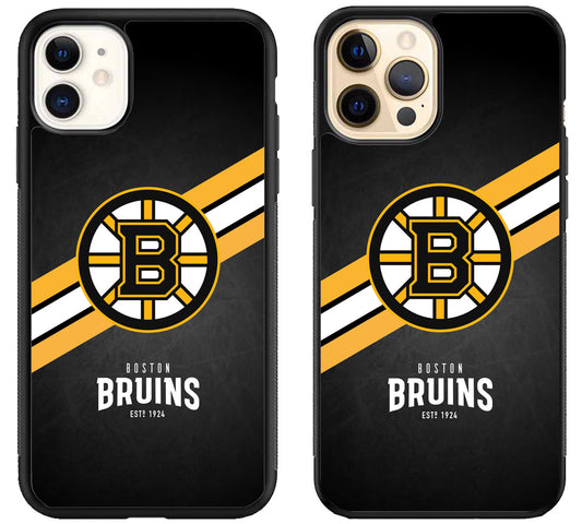 Boston Bruins Logo Cover iPhone 12 | 12 Mini | 12 Pro | 12 Pro Max Case