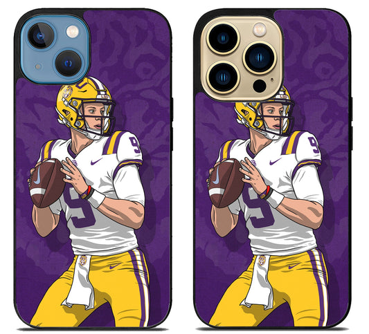 Joe burrow LSU Artwork iPhone 14 | 14 Plus | 14 Pro | 14 Pro Max Case