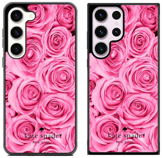 Kate Spade Pink Rose Samsung Galaxy S23 | S23+ | S23 Ultra Case