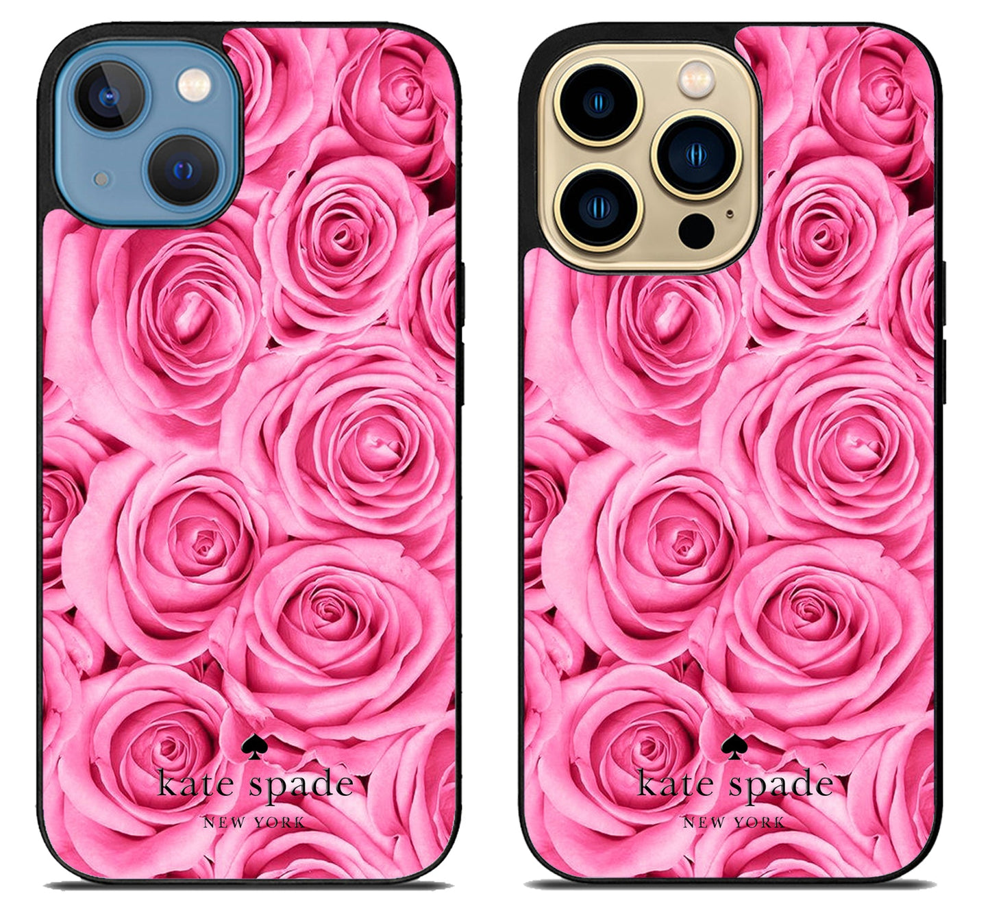 Kate Spade Pink Rose iPhone 14 | 14 Plus | 14 Pro | 14 Pro Max Case