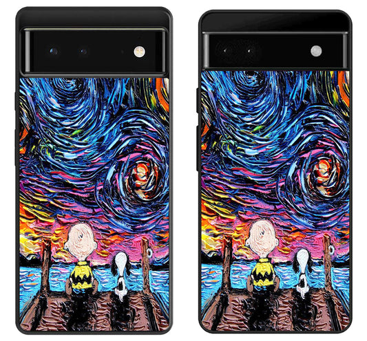 Snoopy Starry Night Google Pixel 6 | 6A | 6 Pro Case