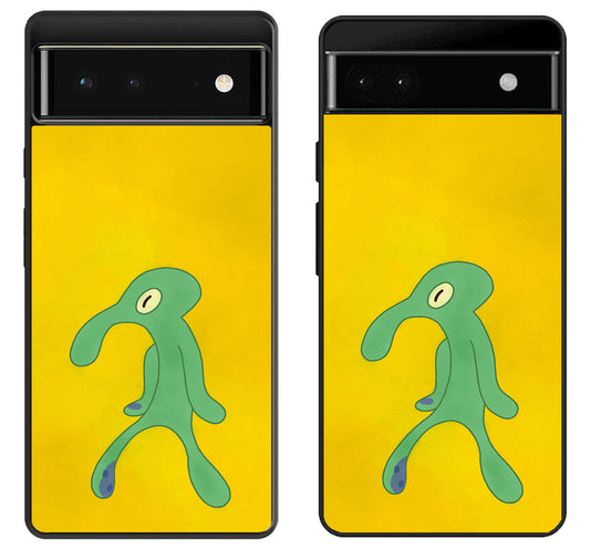 Squidward Art Painting Google Pixel 6 | 6A | 6 Pro Case