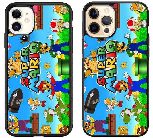 Super Mario Luigi iPhone 12 | 12 Mini | 12 Pro | 12 Pro Max Case